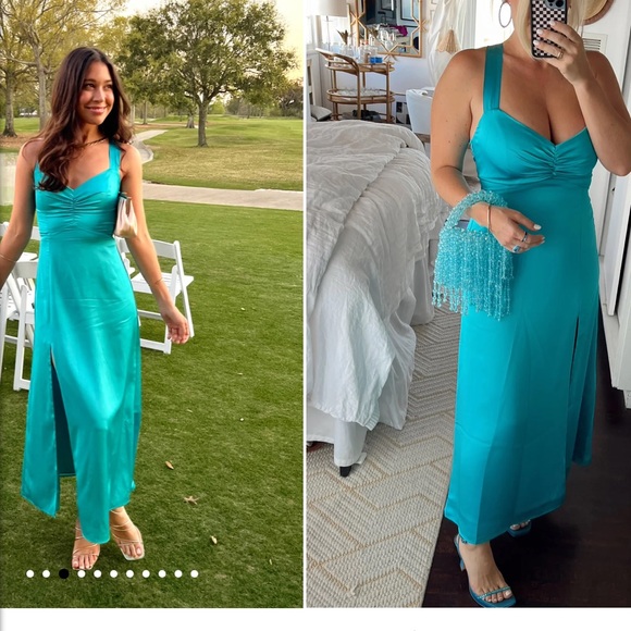 Show me your mumu Mina Midi Dress - Picture 3 of 6